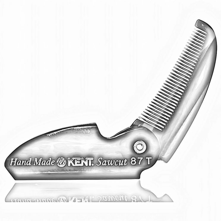Kent 87t Pocket Beard Comb